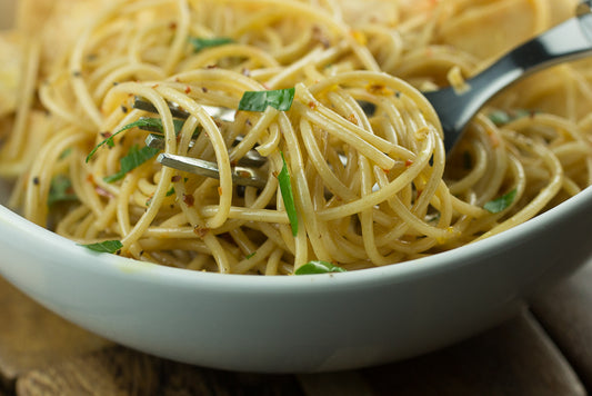 speghetti in a bowl