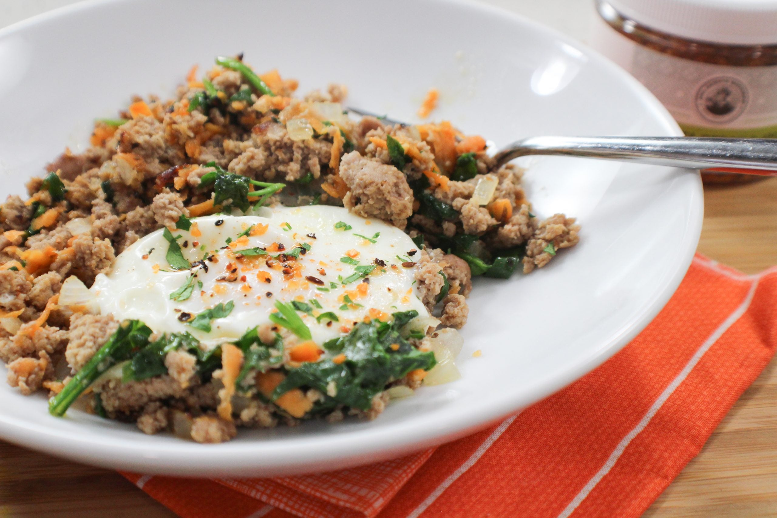 TURKEY AND SWEET POTATO BREAKFAST SKILLET
 &ndash; Ava Jane's Kitchen