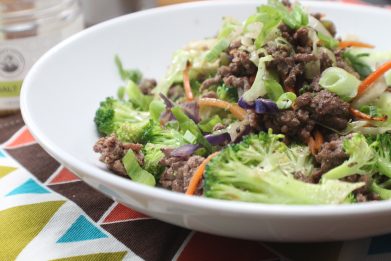 GROUND BEEF VEGGIE BOWL – Ava Jane's Kitchen