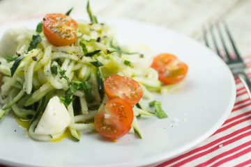 ZUCCHINI NOODLE CAPRESE
 &ndash; Ava Jane's Kitchen
