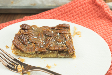 SALTED PECAN SLAB PIE