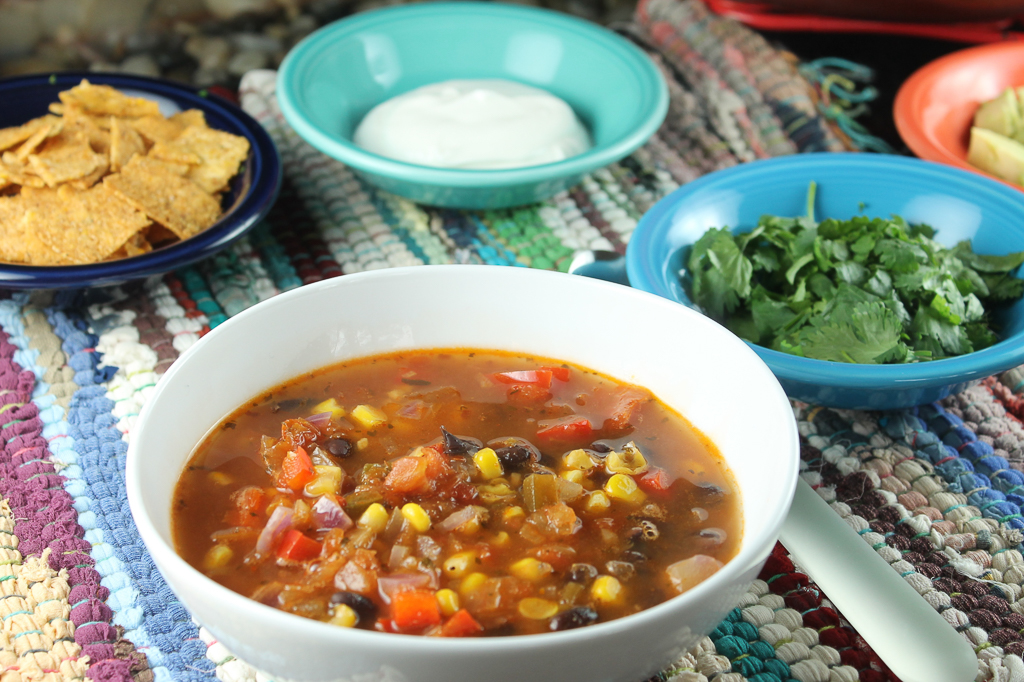 VEGETARIAN TORTILLA SOUP – Ava Jane's Kitchen
