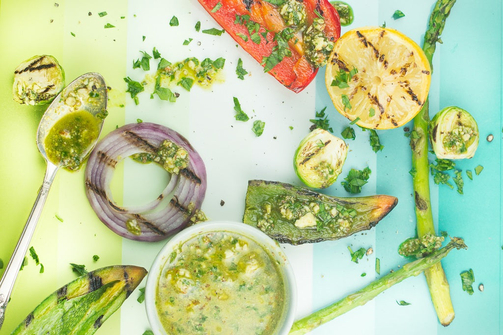 GRILLED VEGETABLES WITH NUTTY LEMON AVOCADO OIL SAUCE Ava Jane Kitchen