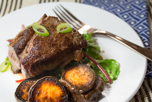 short ribs with fall vegetables