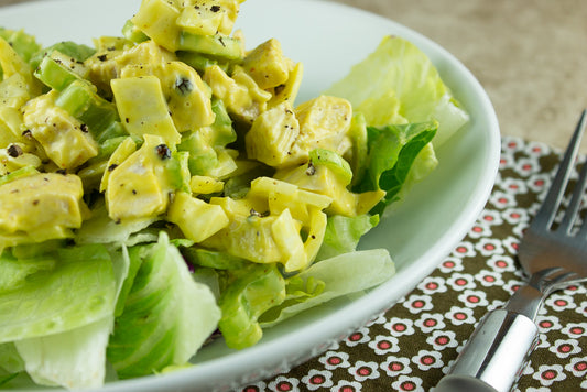 bowl of chicken salad