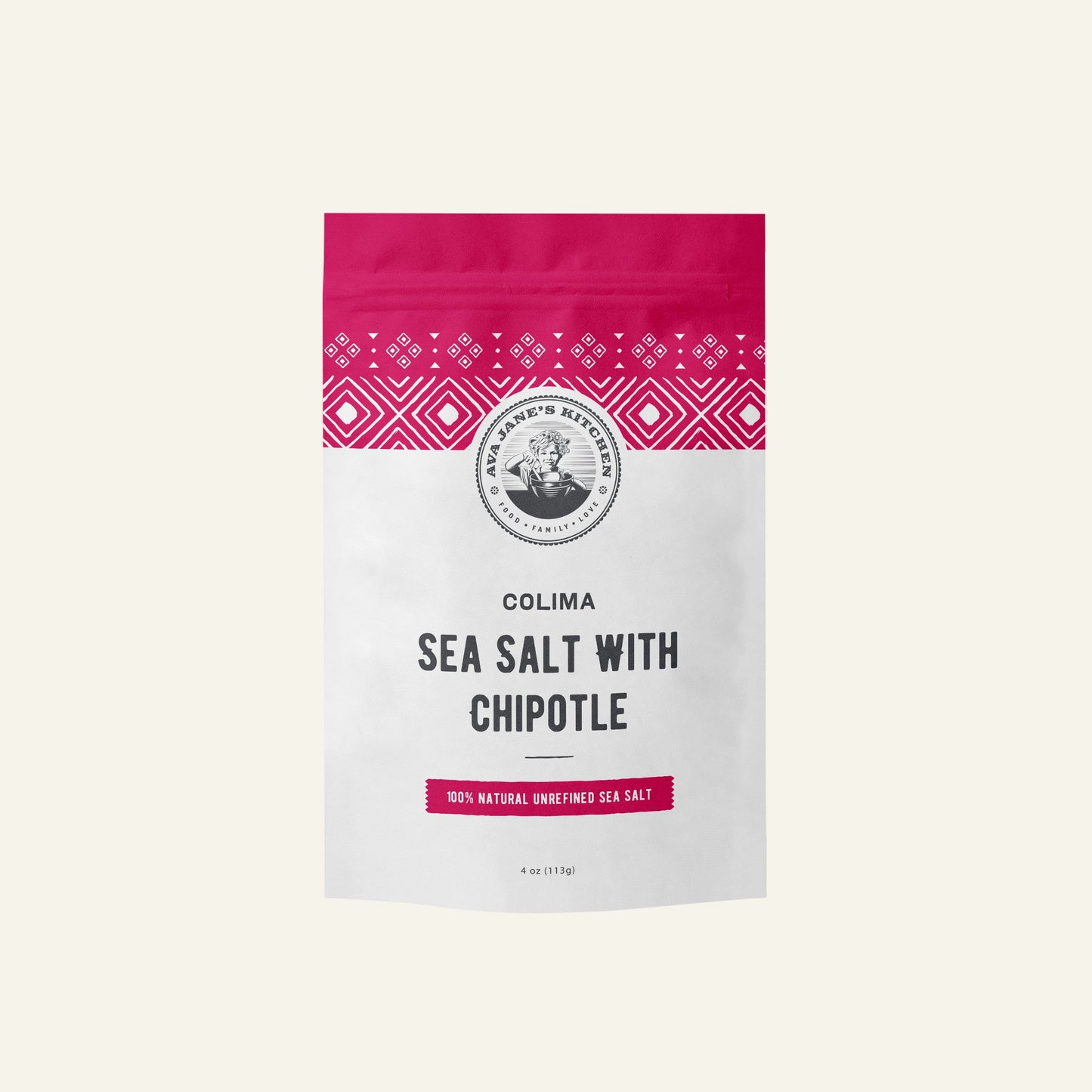 Ava Jane Kitchen Flavored Salt with chipotle.