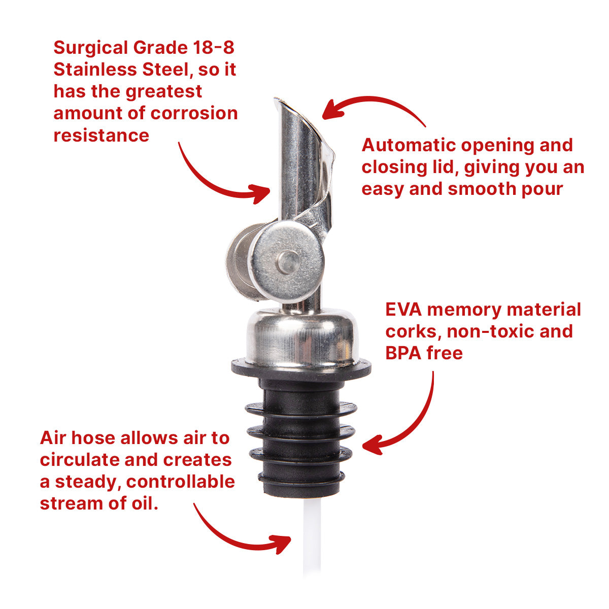 Stainless Steel Pourer Spout